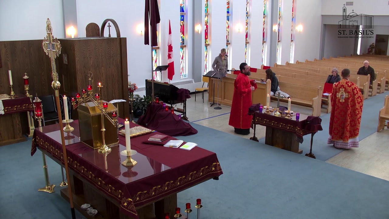 March 18, LITURGY OF PRESANCTIFIED GIFTS  Health for Jason Dziver by Diane Pinuta