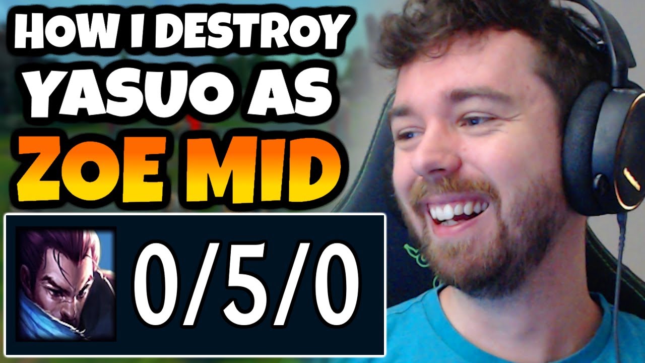 Absolutely embarrassing Yasuo as Zoe to the point he doesn't get to play the game