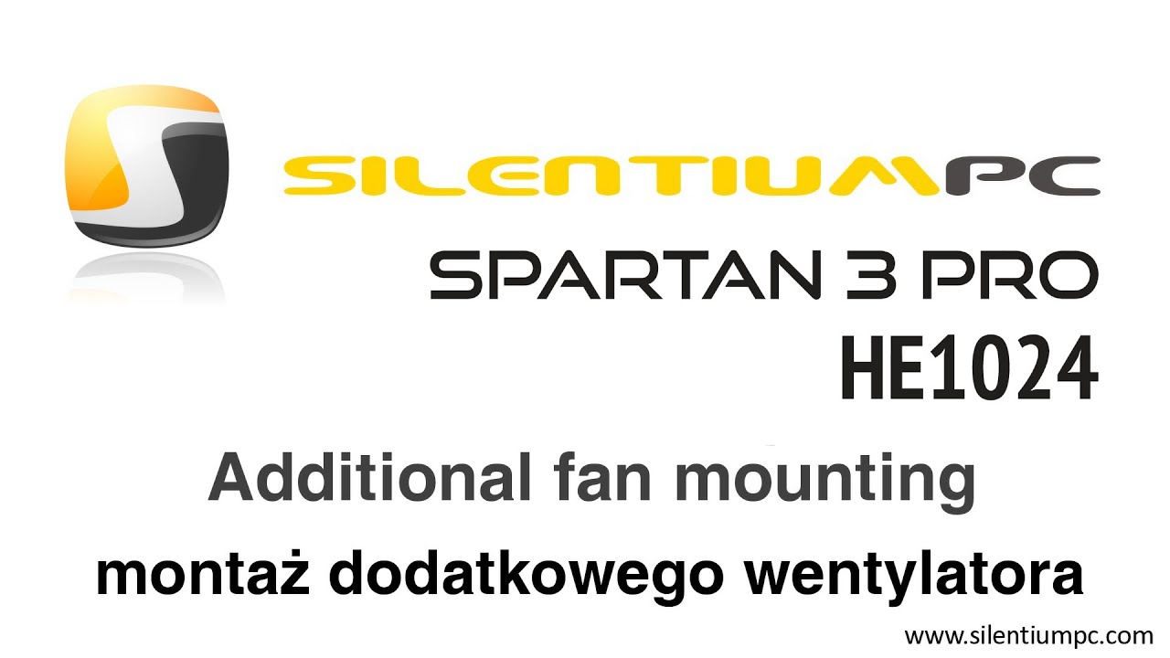 Spartan 3 PRO HE1024 - additional fan mounting / montaż dodatkowego wentylatora