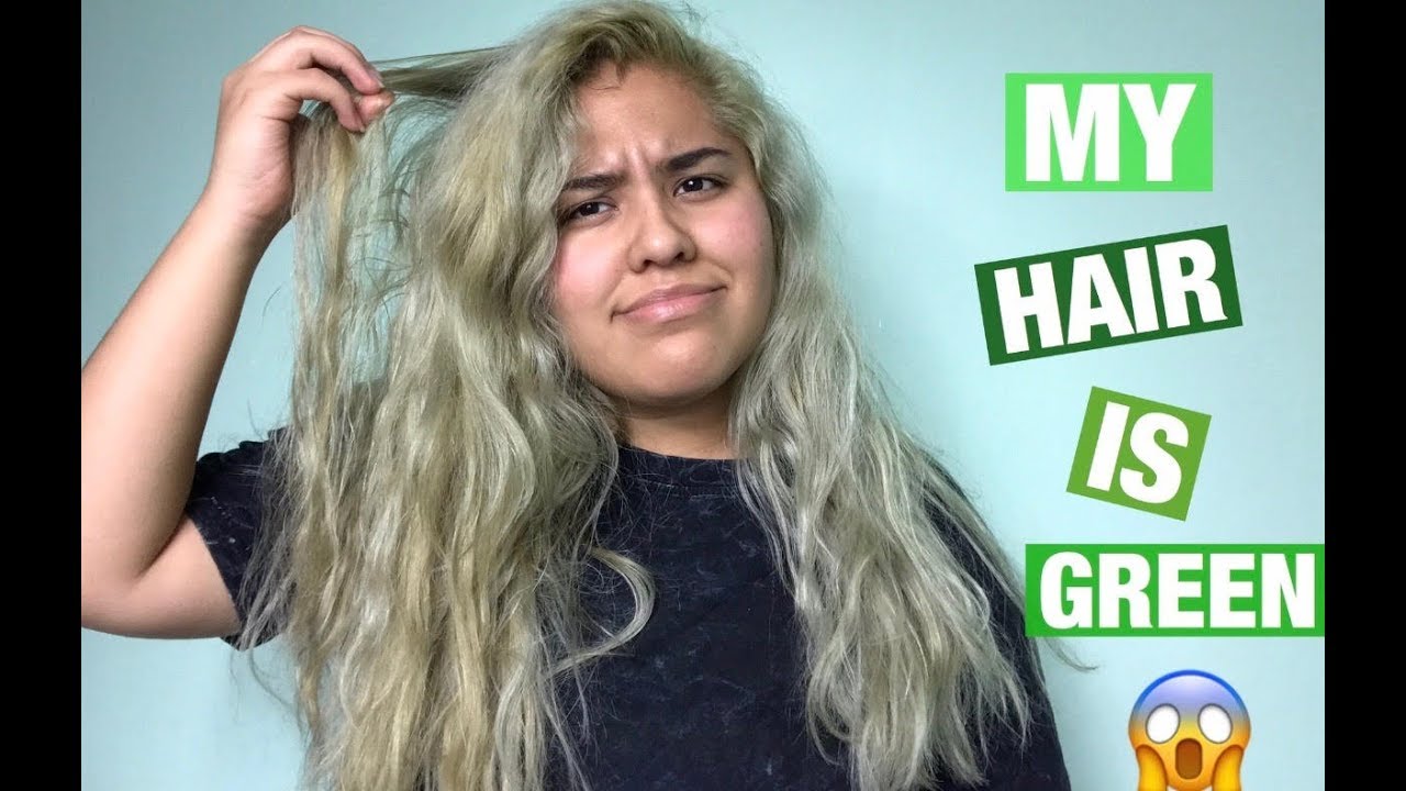 MY HAIR TURNED GREEN?! | how i fixed it
