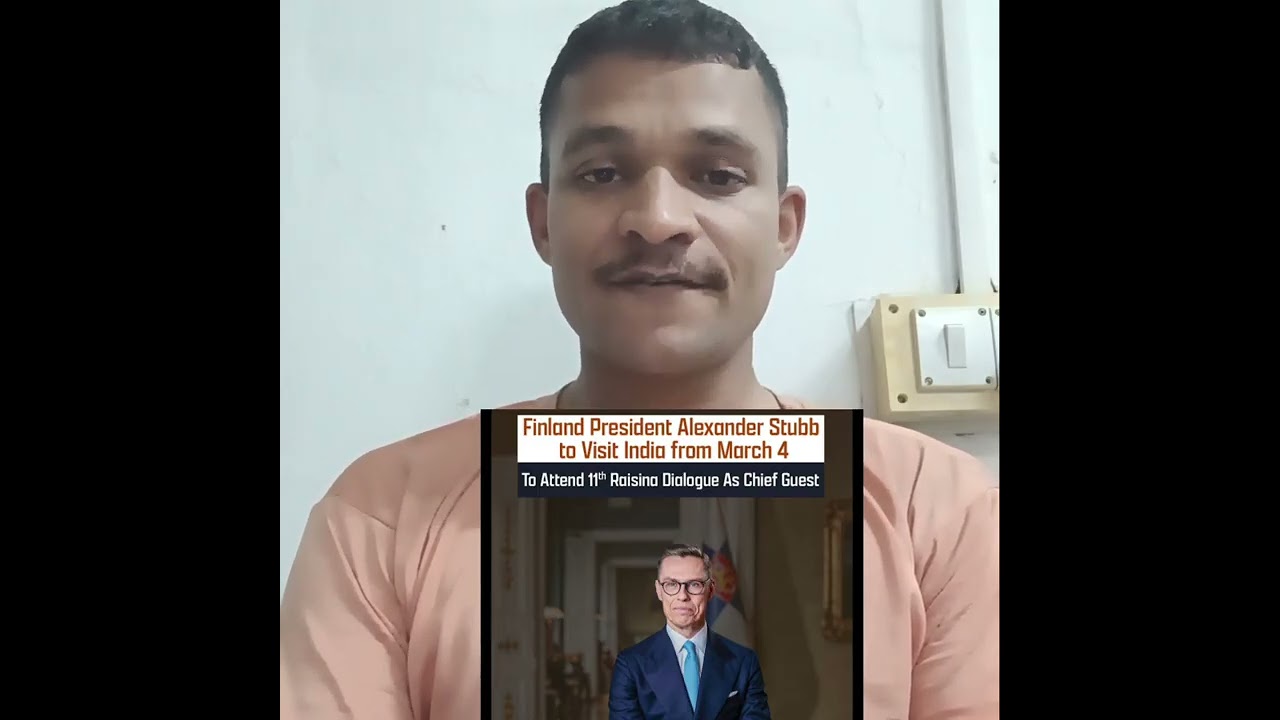 India - Finland ties Explained by Pankaj