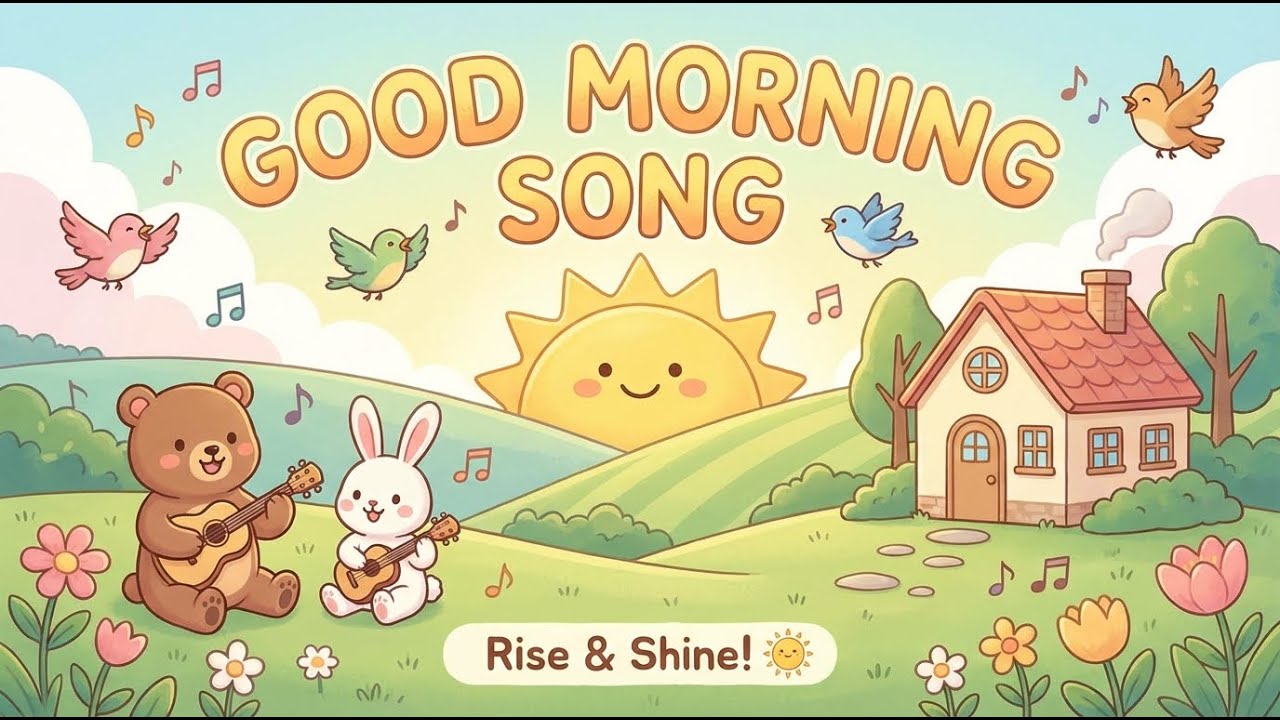 Good Morning Song for kids.. #nursery rhymes #kids songs #hindi rhymes #baby songs #preschool rhymes