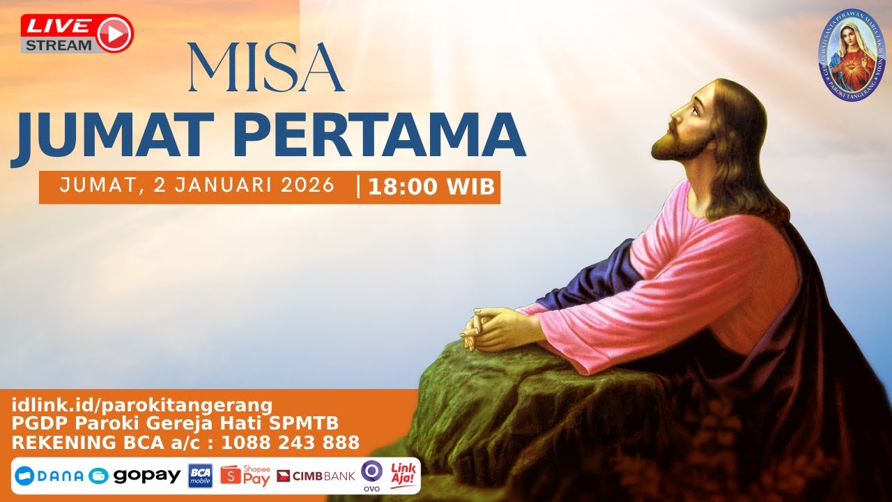 Misa Jumat Pertama | Jumat, 2 Januari 2026