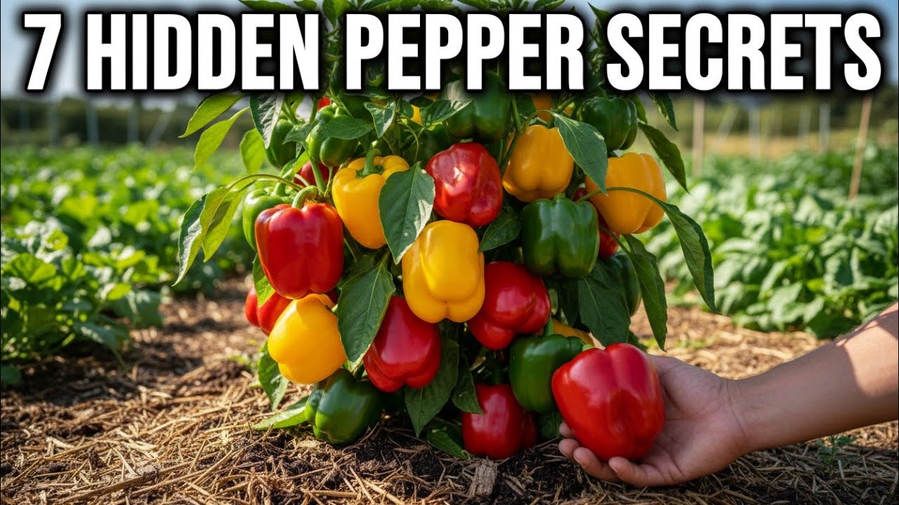 7 Bell Pepper Growing Secrets for Endless Yield | No Dig Method