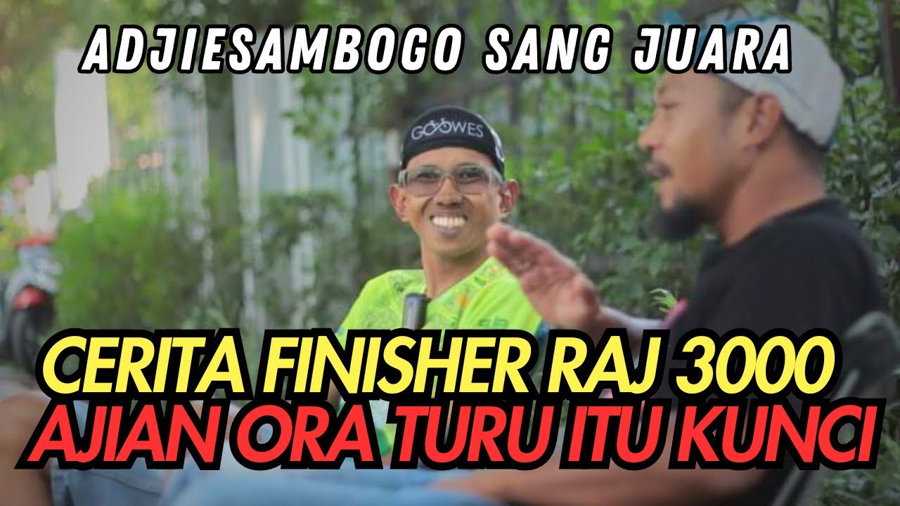 ADJIE SAMBOGO | TIDAK TIDUR ADALAH KUNCI JUARA RAJ 3000KM | AKHIRNYA SPONSOR CAIRR ⁉️