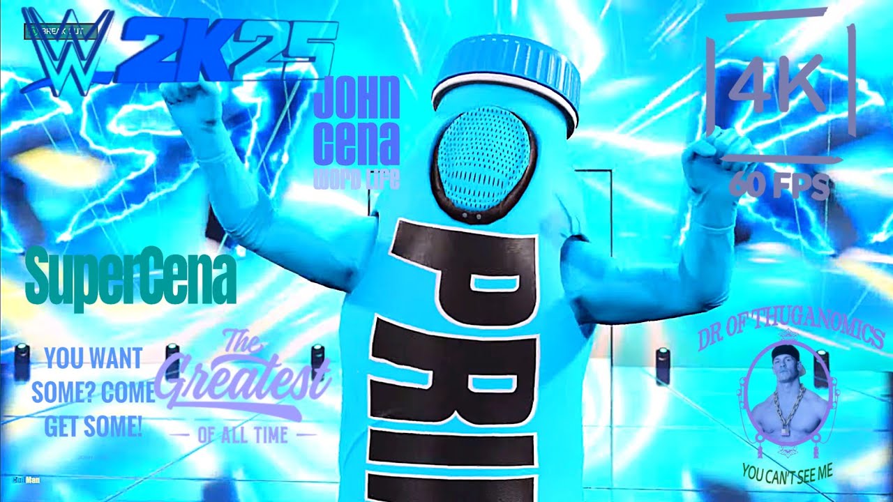 John Cena vs KSI |TLC | Wwe 2k25 | 4k60Fps|⭐⭐⭐⭐⭐