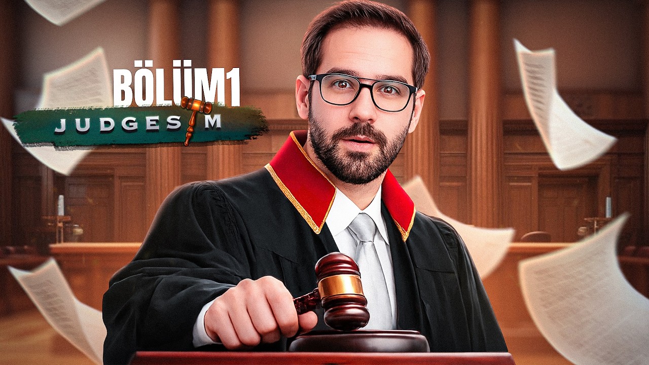 YARGIÇ OLARAK İLK İŞ GÜNÜM! | JUDGESIM TÜRKÇE | BÖLÜM 1