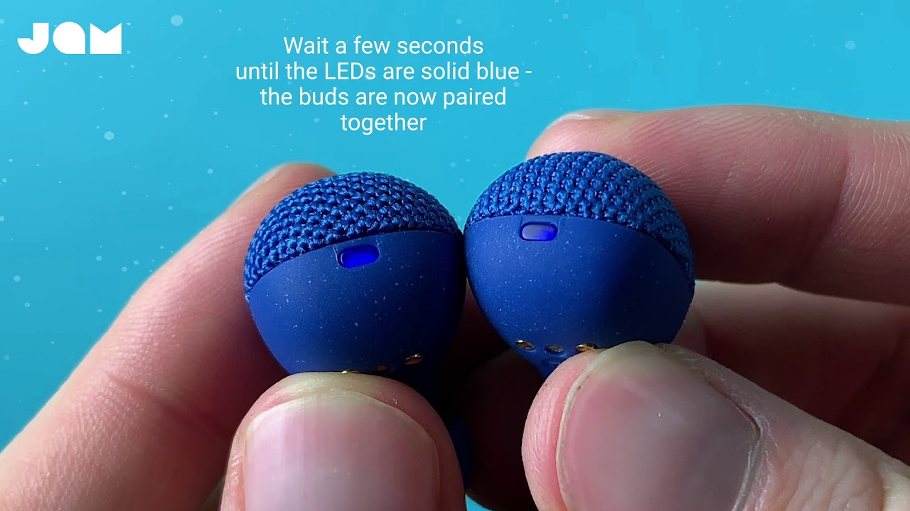 JAM Audio Live True Earbuds - Pairing Guide