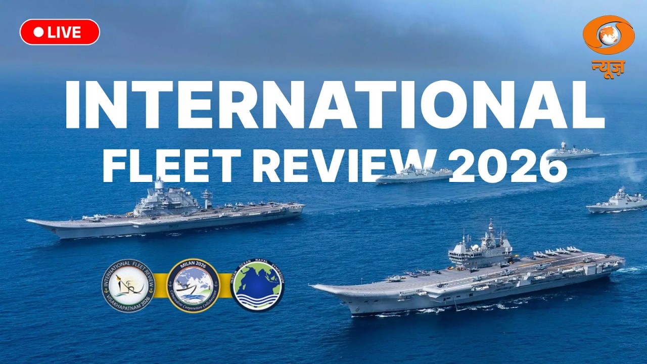 LIVE : International Fleet Review 2026 |  Live From Vishakapatnam, Andrapradesh