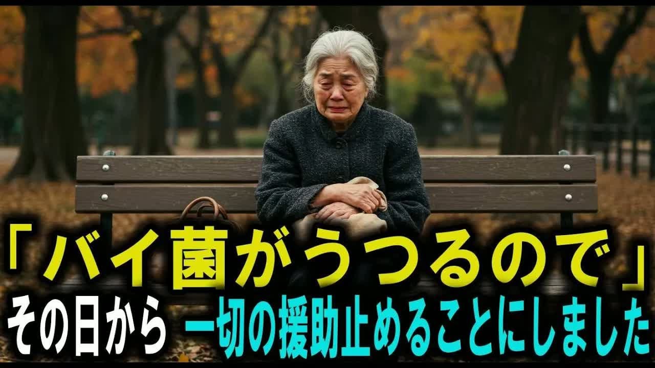 「お母さんのバイ菌がうつるので」息子夫婦に言われたので、援助止めることにしました