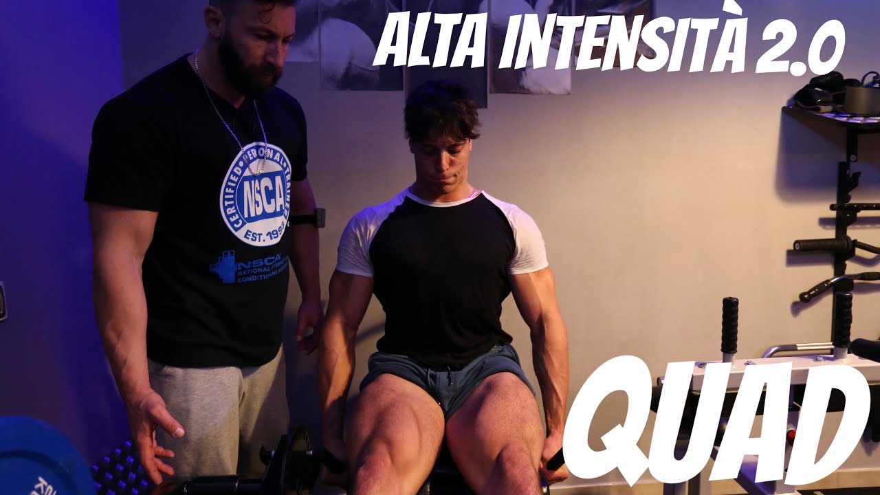 ALLENAMENTO QUADRICIPITI Alta Intensità 2.0