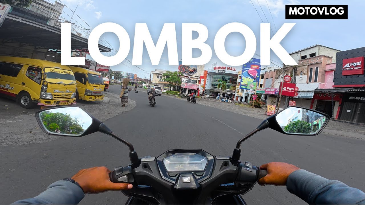 Eps 73 - Motovlog ke Mataram di Awal Tahun 2026, Jalan Ini Salah Satu yang Paling Ramai di Lombok