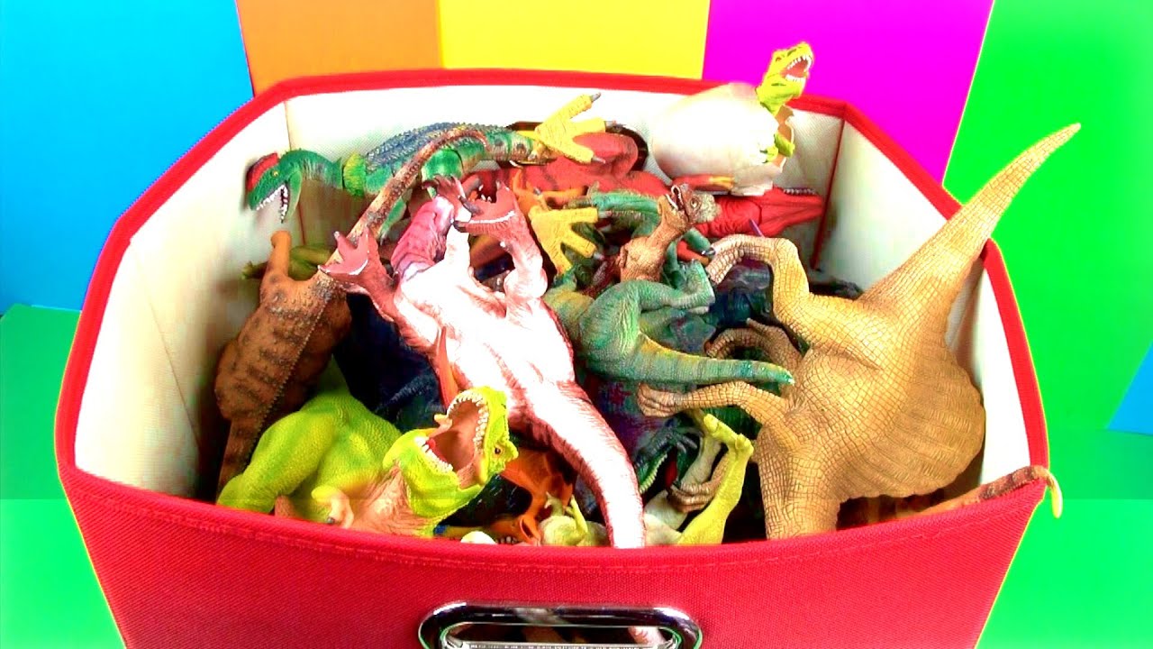 Коробка с игрушками «Динозавр 6» Мир Юрского периода T Rex Spinosaurus