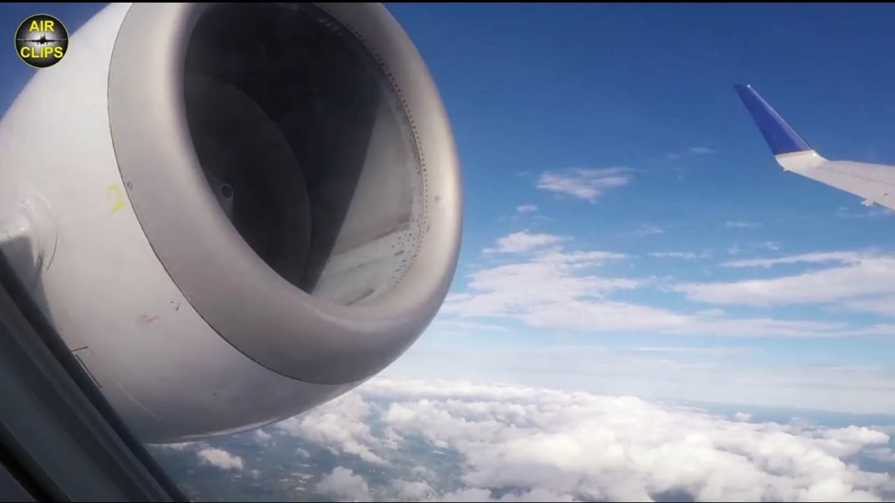 United Express Embraer 145 Newark to Halifax, bad weather landing! [AirClips full flight series]