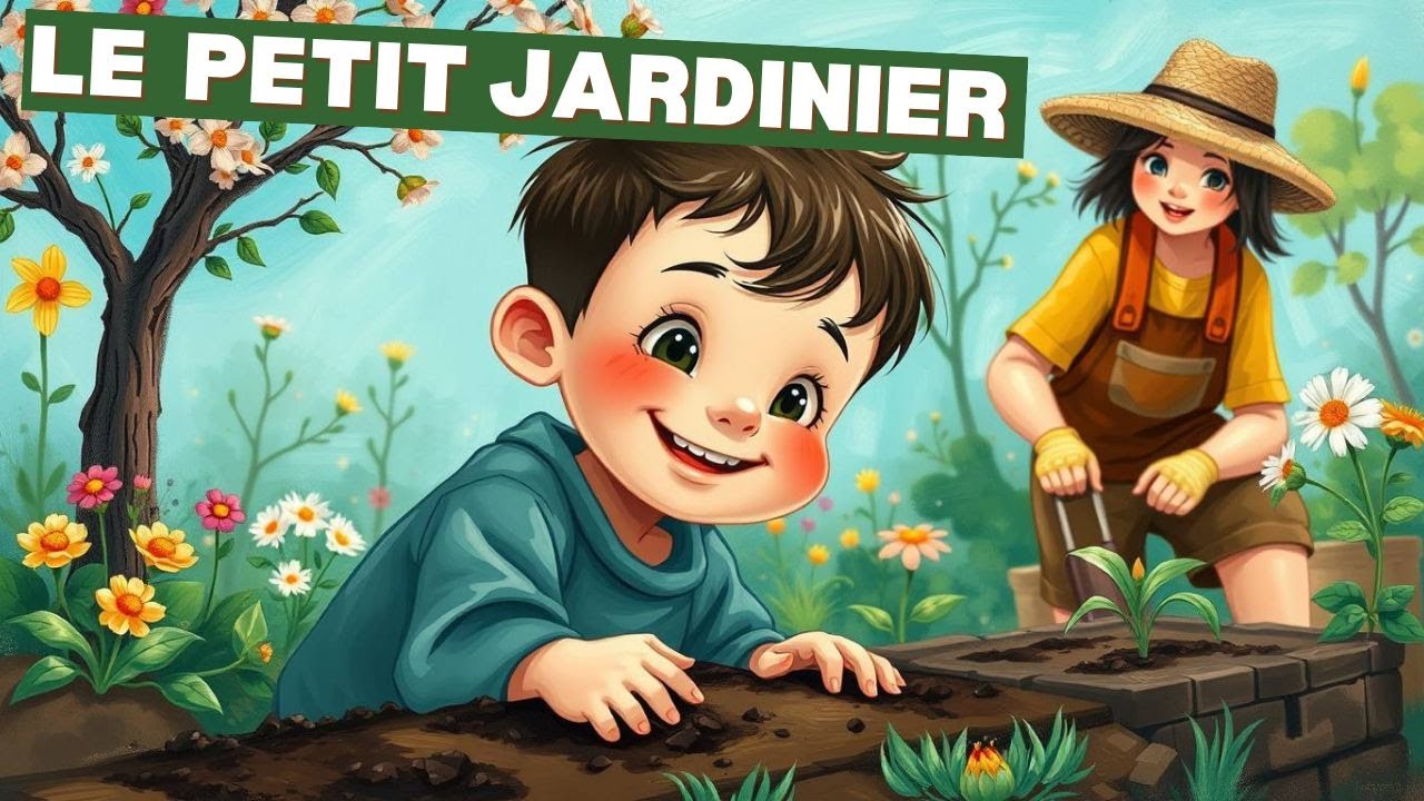 Le petit jardinier – Chanson en français pour enfants de maternelle sur le jardinage et les plantes
