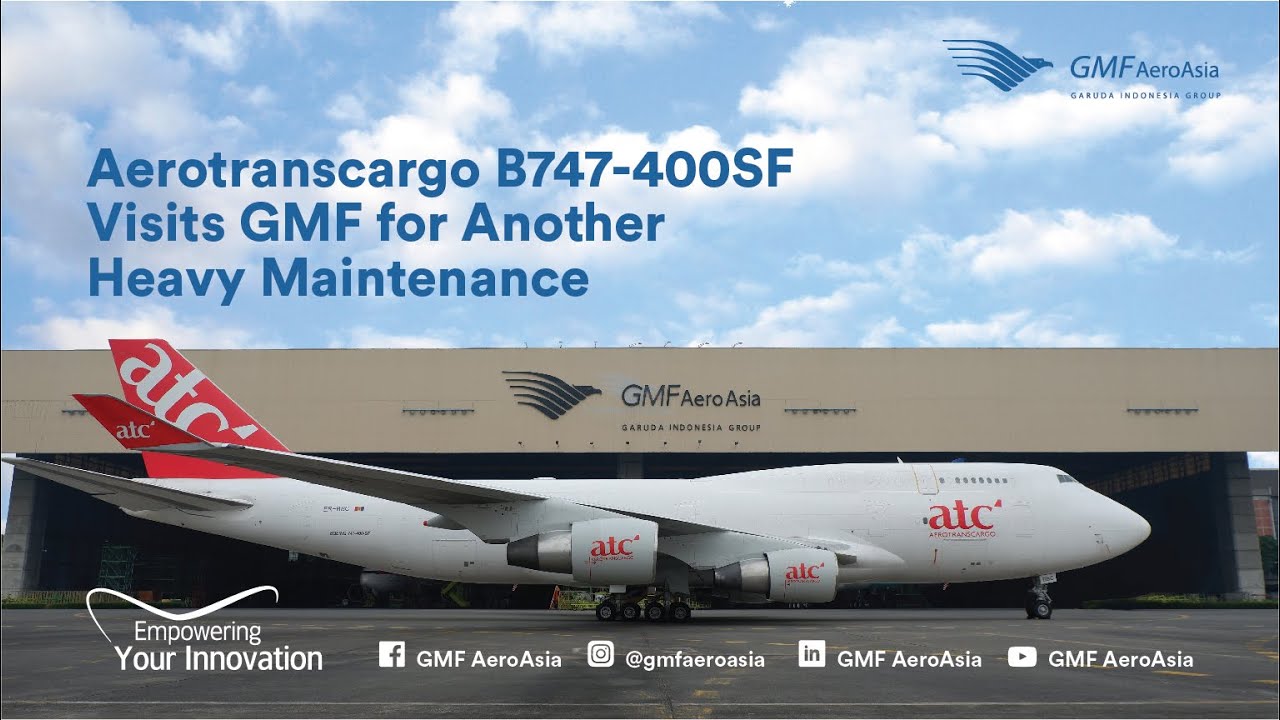 Aerotranscargo B747-400SF Visits GMF for Another Heavy Maintenance