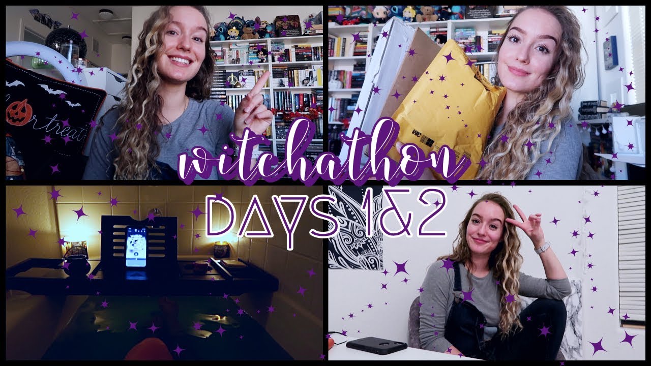 ☾ WITCH-A-THON DAYS 1&2 | Unboxings + Relaxing ☆