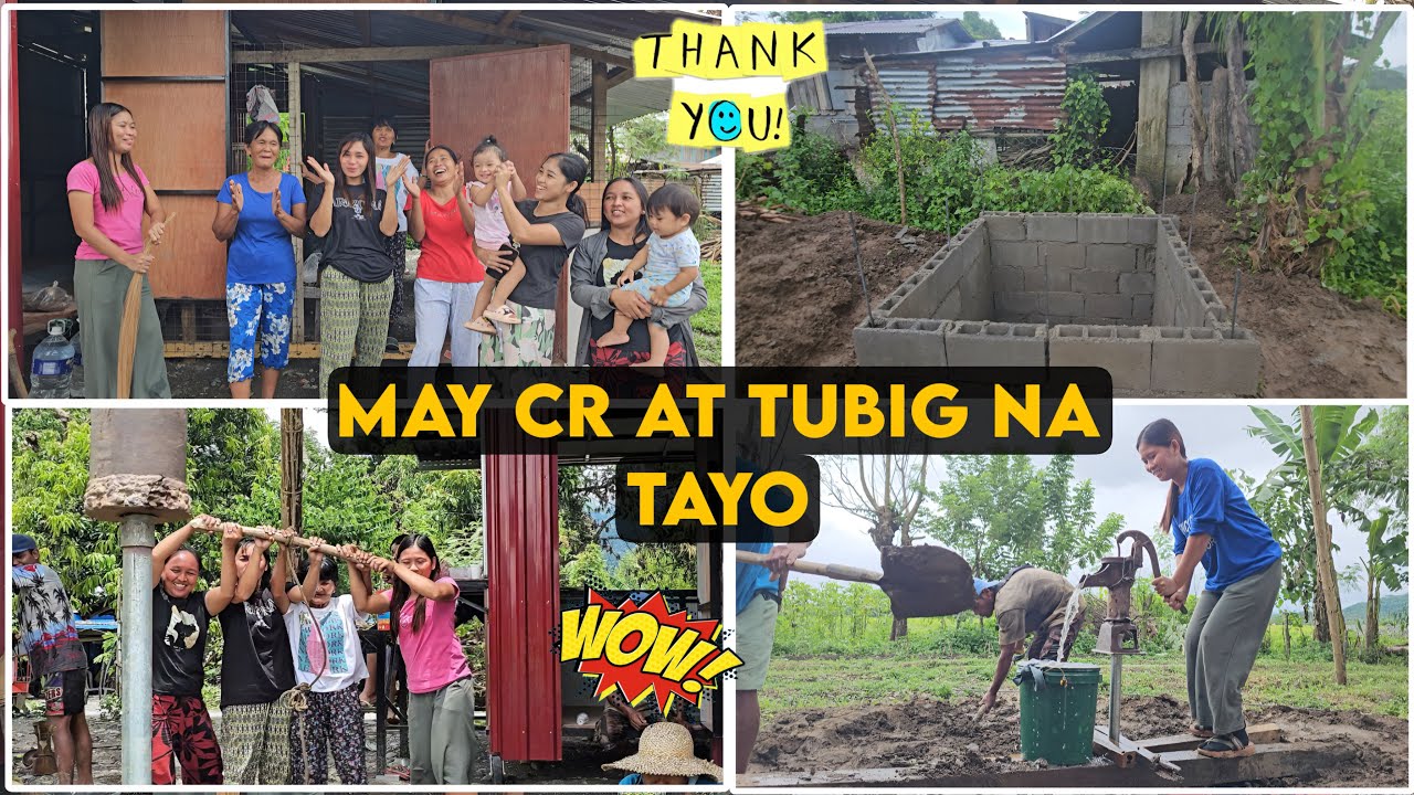 Nagpagawa na tayo ng Cr at Bomba sa tindahan Maraming salamat sa nagdonate ng Cr