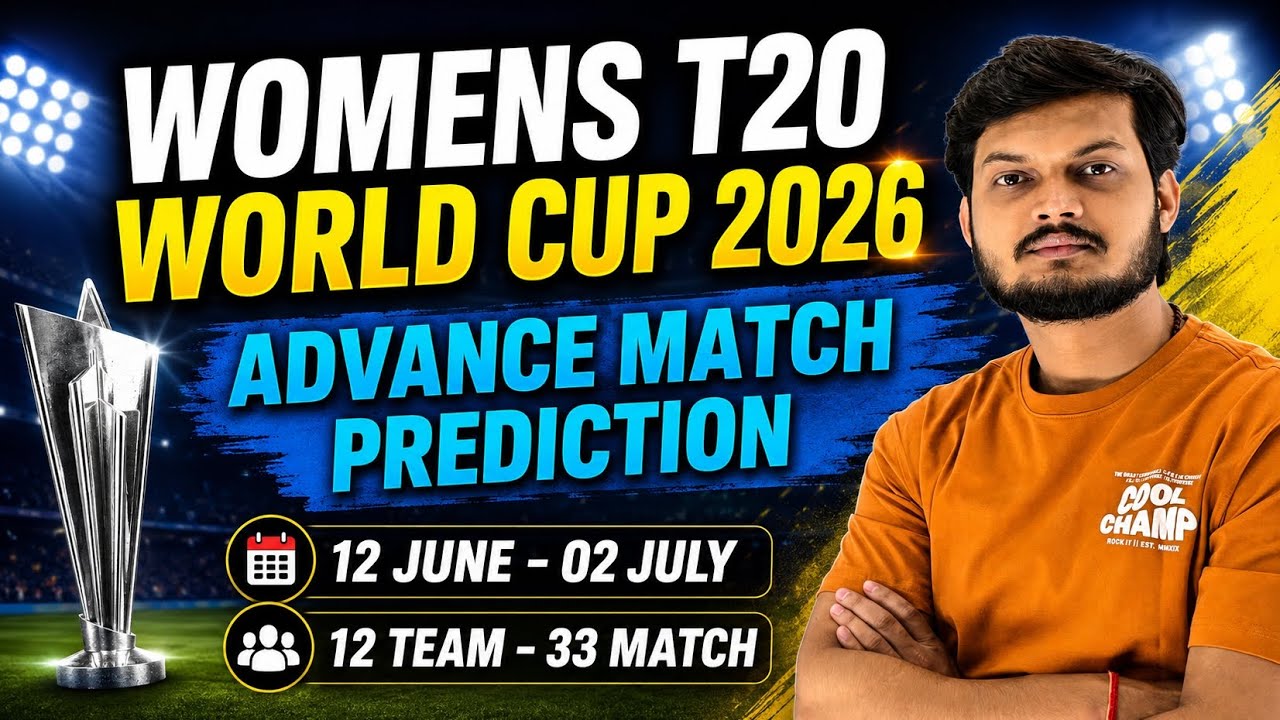 Womens t20 world cup 2026 match prediction, t20 world cup advance match prediction 