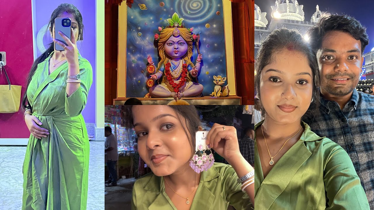 আজ আরংঘাটা ঠাকুর দেখতে গিয়ে আর ঠাকুর দেখাই হল না…🤭😳