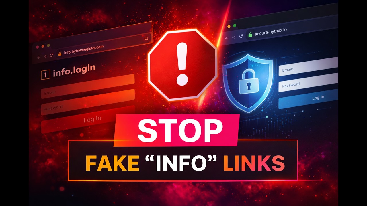 Bytnex Login Safety | Avoid Fake &ldquo;Info&rdquo; Links and Scam Emails