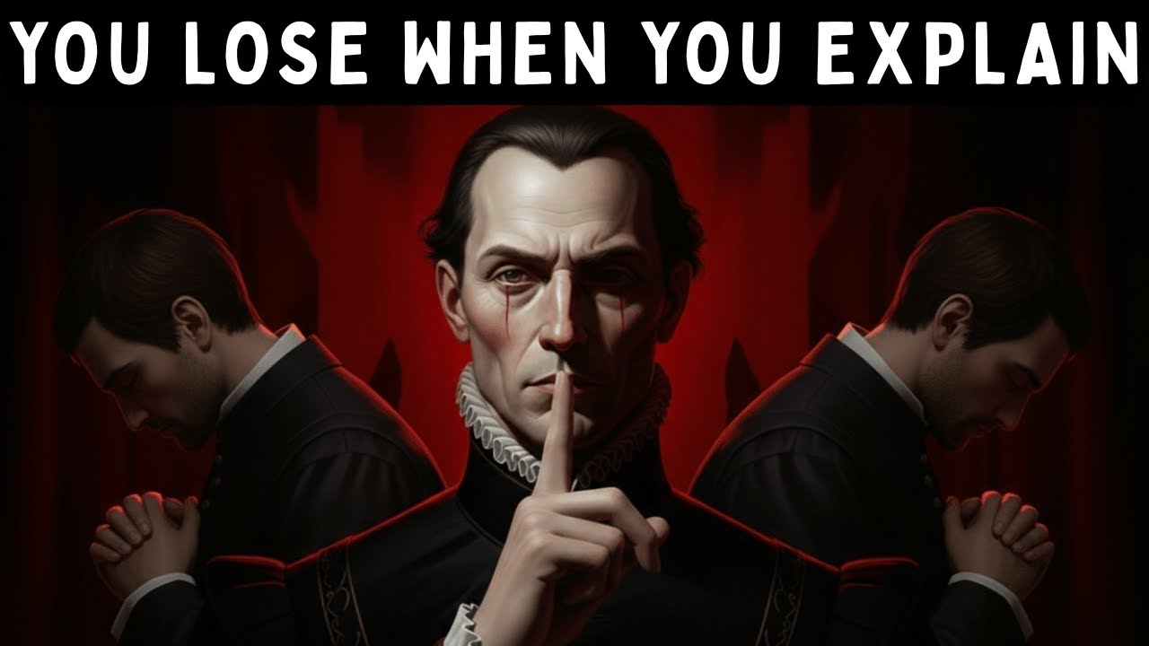NEVER Explain Yourself  Machiavelli’s Method to Reverse Power Control