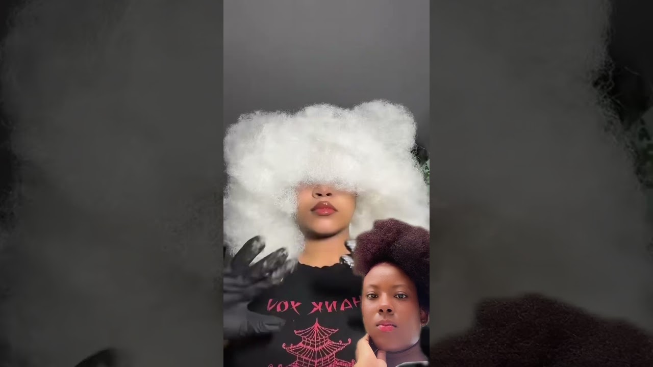 Miren ese cabello 😨😱 #cabello #peinados #crespas #afro #curlyhair #curls #pelo