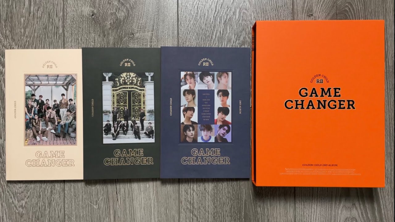 ♡Распаковка второго студийного альбома Golden Child Game Changer (версии A, B, C и ограниченное и...