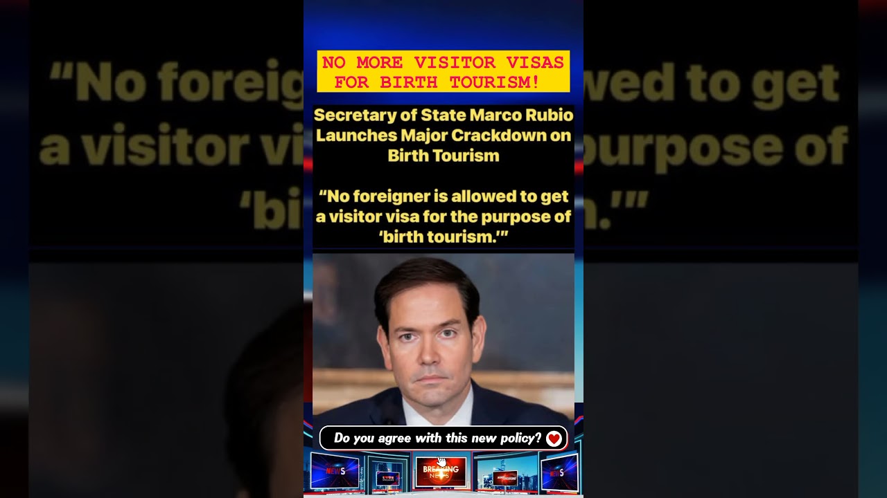 Marco Rubio&rsquo;s HUGE Crackdown on Birth Tourism! 🛑🇺🇸