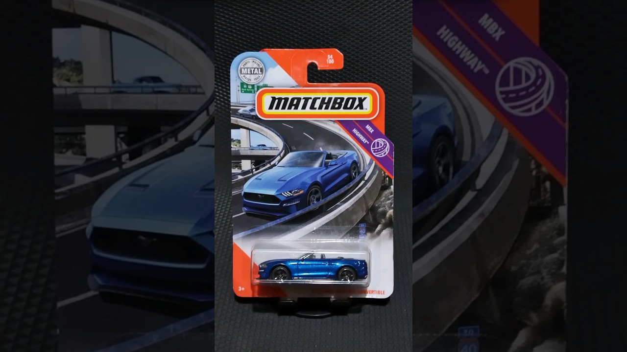 2018 Ford Mustang Convertible #matchbox #matchboxcollector #matchboxworld