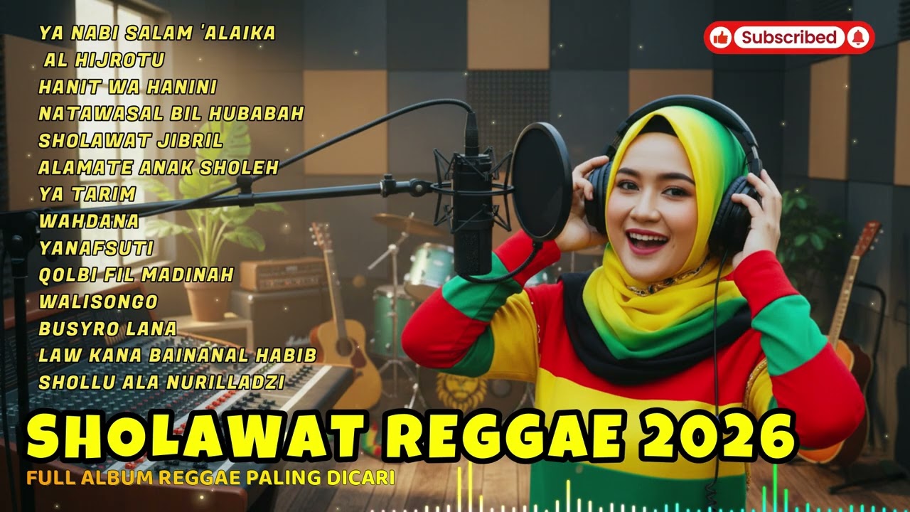 🌙 🎶SHOLAWAT REGGAE PALING ASYIK 2026  Bikin Hati Tenang & Jiwa Happy