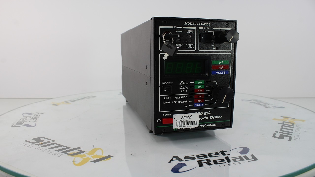 Wavelength Electronics LFI-4505 Laser Diode Driver Low-Noise 500 mA