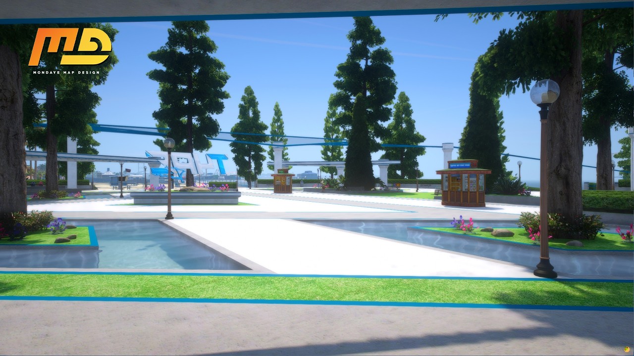 GTA V MAP GARAGE Beach.V4 .by 🧡Mondaye Map Design
