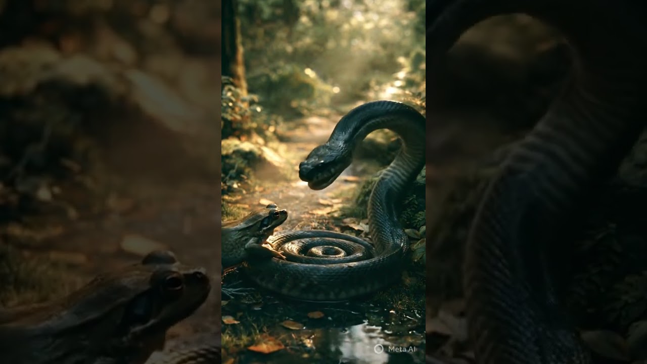 Snake vs Frog 🐍🐸 | Nature battle