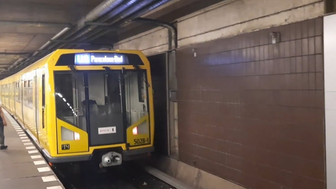 U8 Berlin mitfahrt von Moritzplatz bis Pankstr. mit den H01 | ÖPNV Berlin