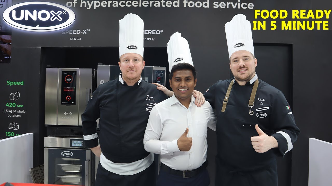Get Food Ready in 5 minutes | Unox fastest food cooking smart ovens | Unox commercial combi ovens