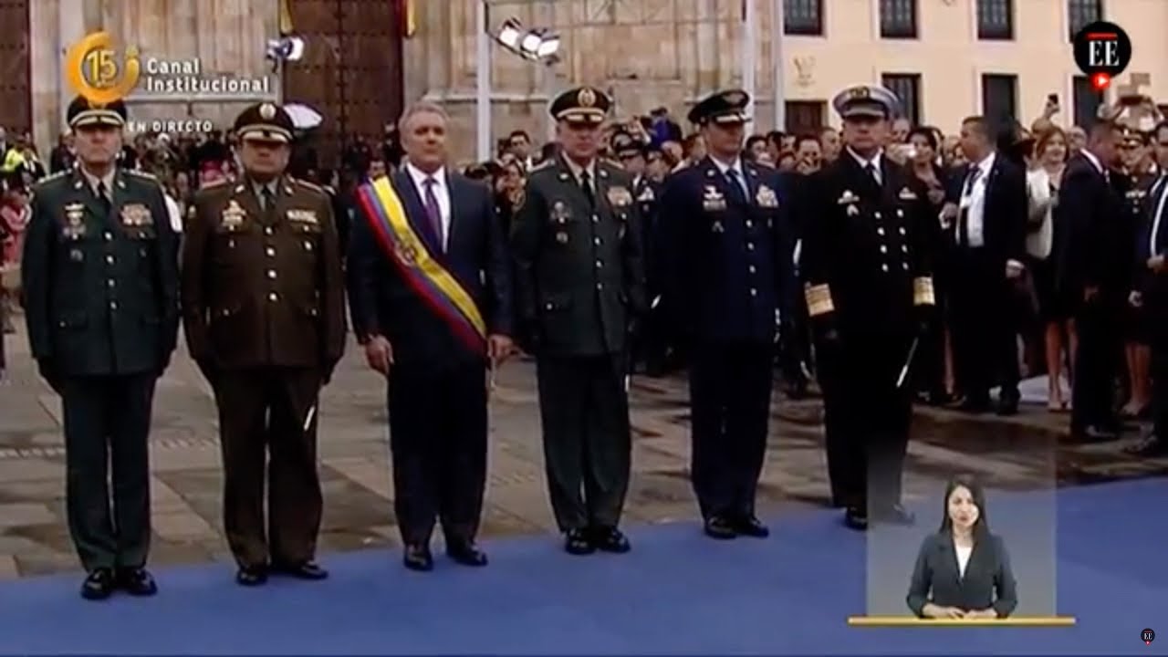 Iván Duque asume como comandante jefe de las FF.MM.  | El Espectador