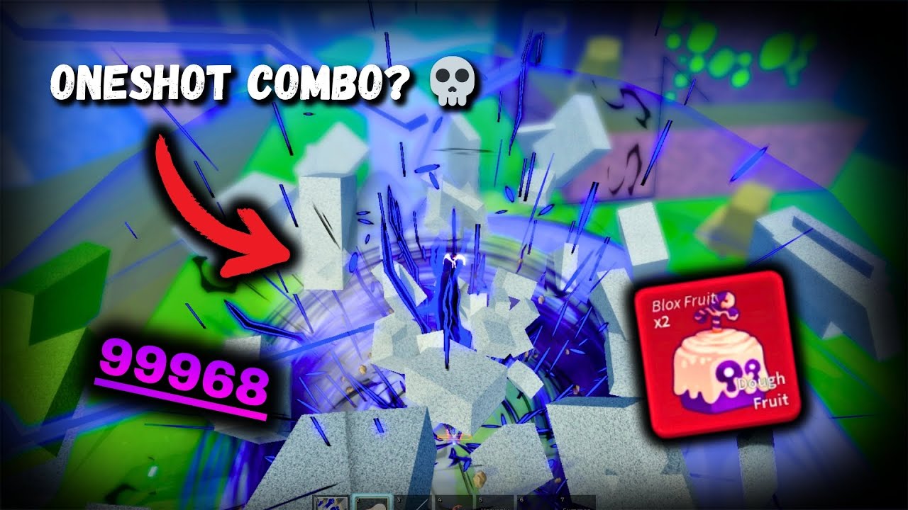 Using this 30m DOUGH combo 💀... (bloxfruits)