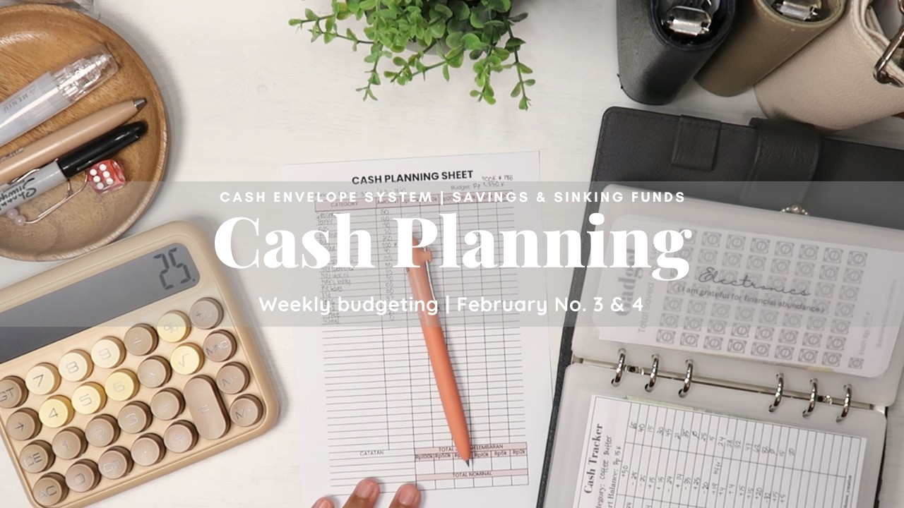 Budget Weekly | Cash Planning February No. 3 & 4 | Rp1850k Budget