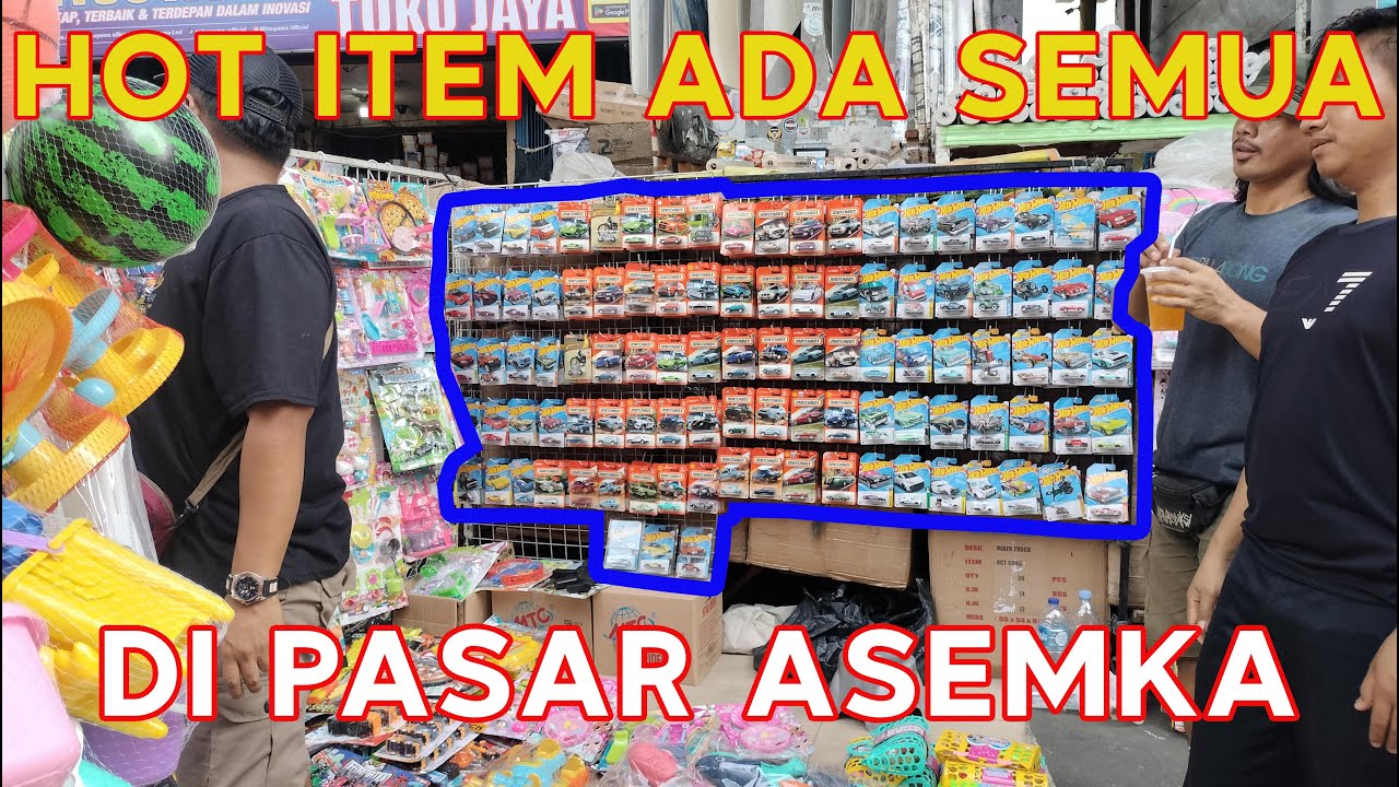 PASAR ASEMKA JAKARTA - Hot wheels Diecast, Mainan Termurah!!!