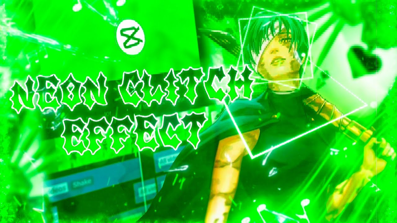 NEON GLITCH EFFECT ✋😎🤚🔥🔥 || (Neon Glitch Effect And Some Shakes Tutorial In capcut) #capcut 