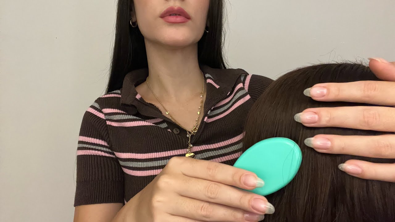 DURMA EM 15 MINUTOS COM ESSES SONS DE BOCA E CAFUNÉ 💆🏻‍♀️ #asmr #scalpmassage 