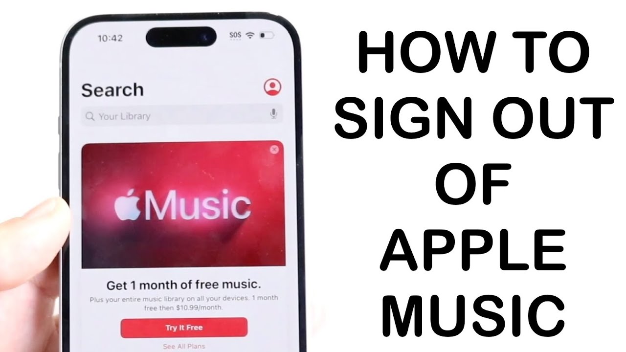Как выйти из Apple Music на iPhone!