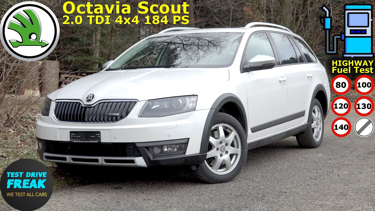 2015 Skoda Octavia Scout 2.0 TDI 4x4 184 PS 🚗 Test Drive with Fuel Consumption & Performance
