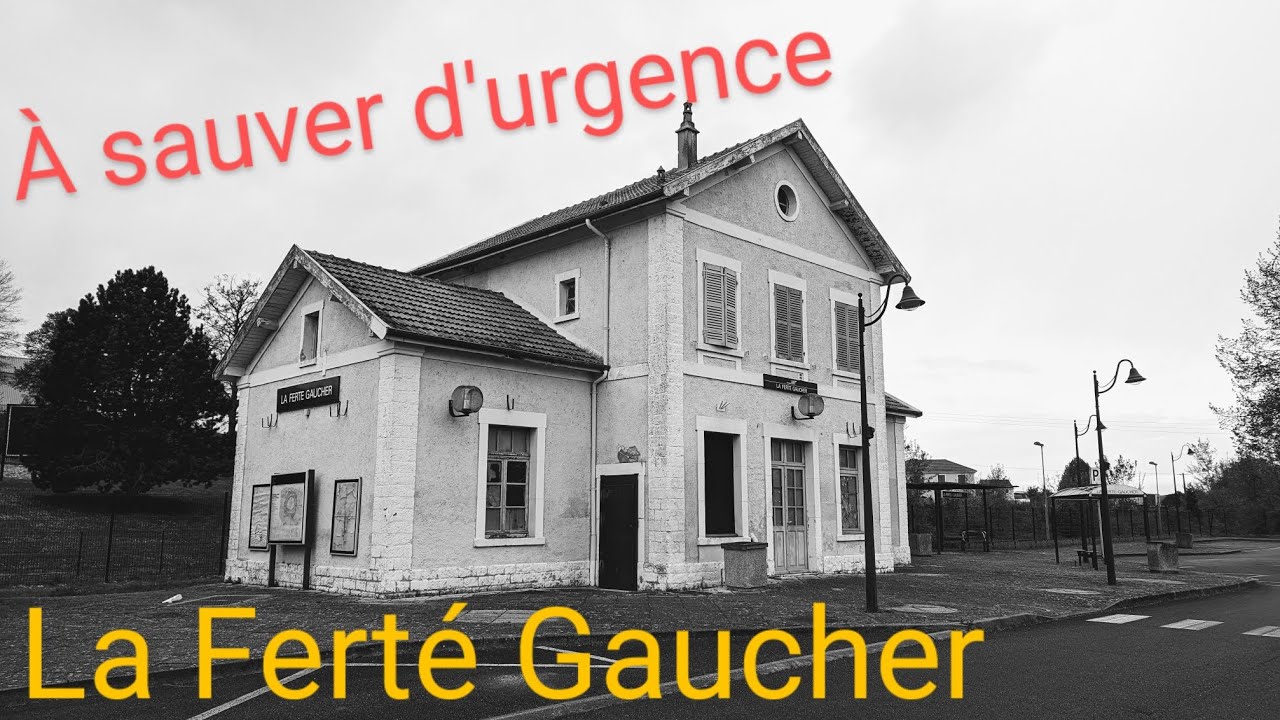 Vestiges Ferroviaires : La Ferté Gaucher. ligne à sauver d'urgence, sinon c'est la voie bitumée.