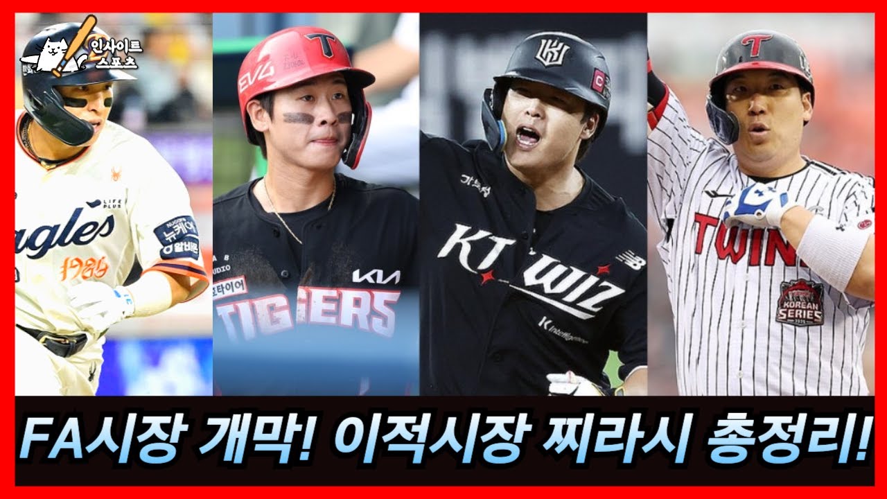 FA시장 개막! 이적시장 &lsquo;찌라시 총정리&rsquo;｜박찬호 롯데행? 강백호 MLB? 김현수 두산 복귀설까지!