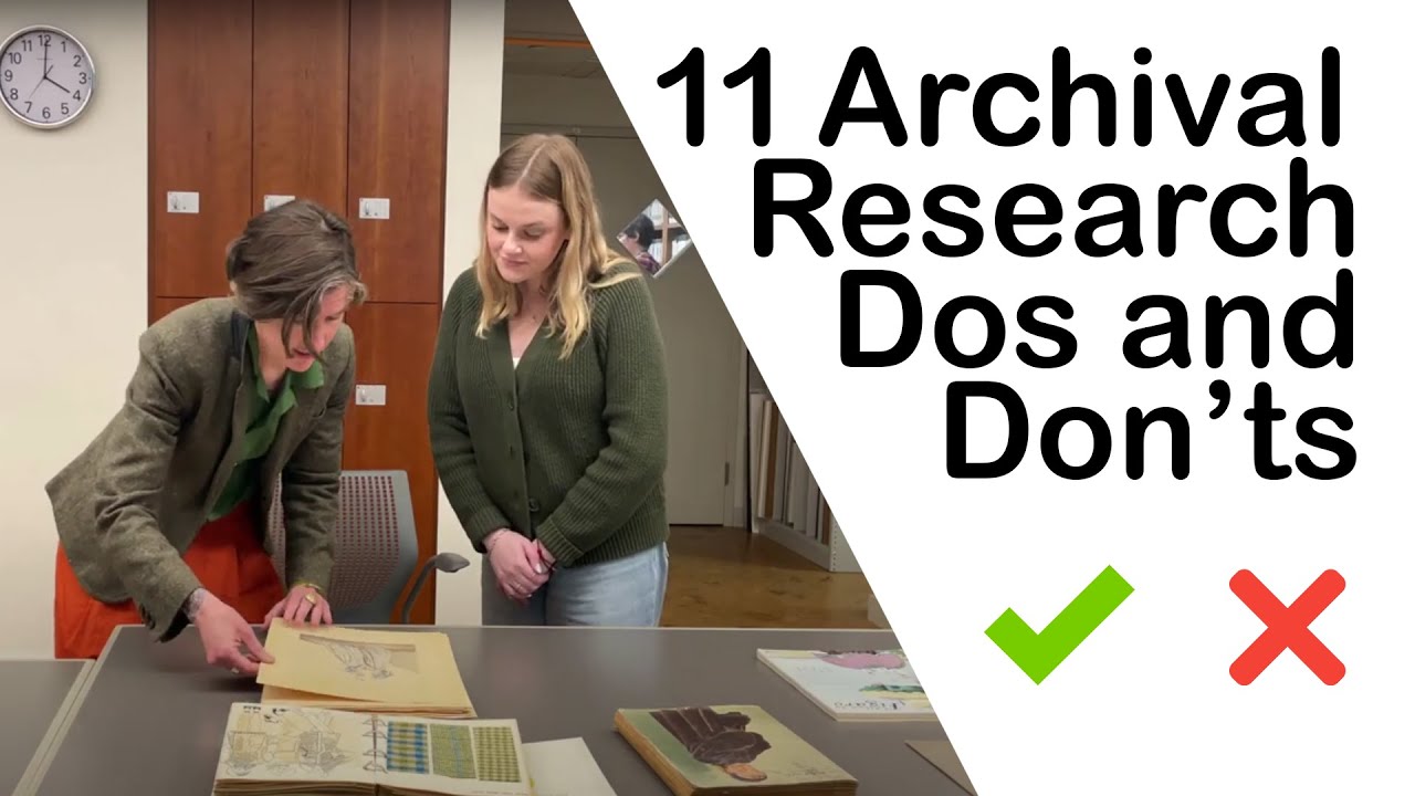 Archival Research Dos and Don'ts