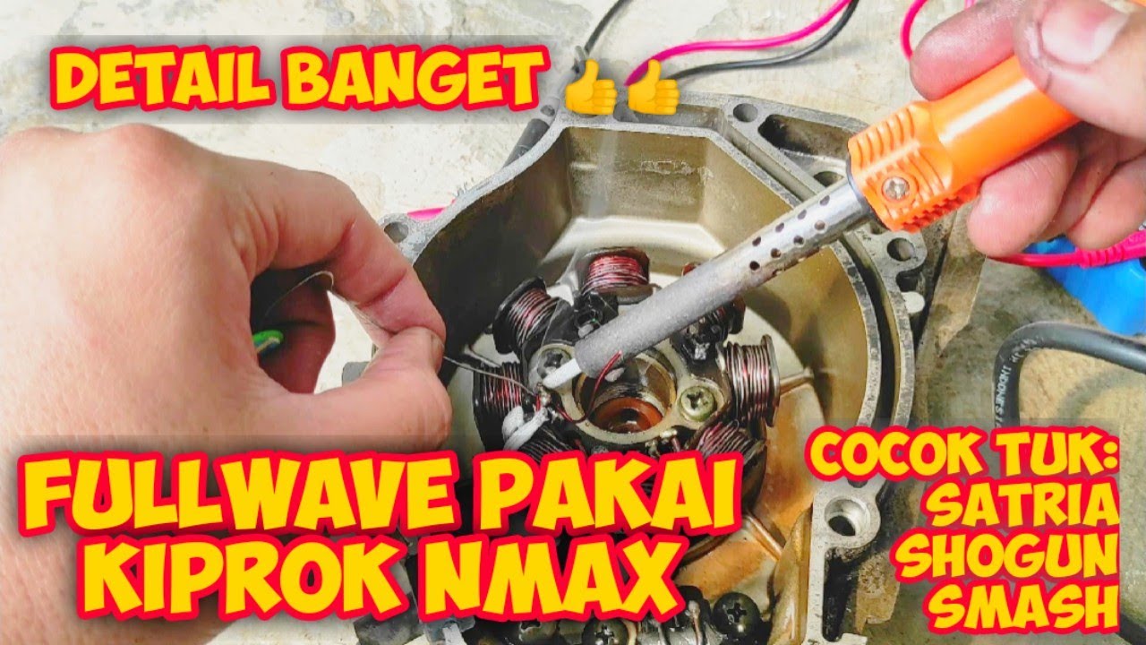 Cara fullwave Smash full wave Shogun 125