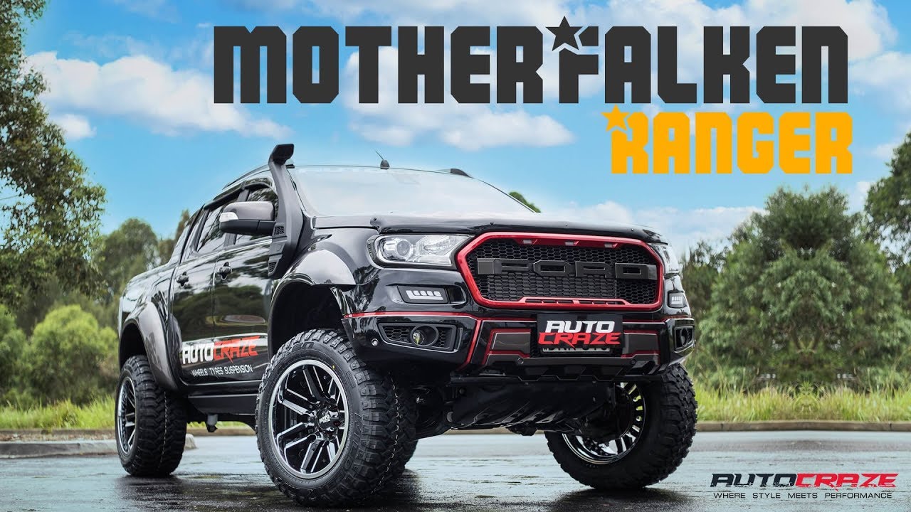 MOTHER FALKEN RANGER // Ford Ranger Build - Moto Metal MO202, Falken MT01 Tyres  | AutoCraze 2017