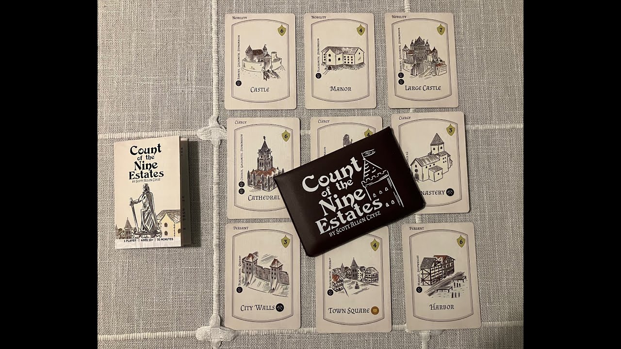 Count Of The Nine Estates game by Scott Czysz and Button Shy Games